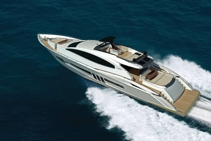 yacht cruising over blue water