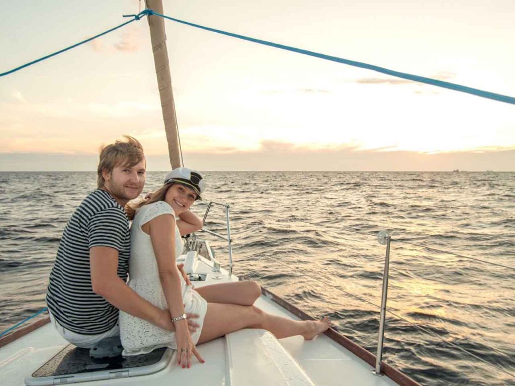 Sunset proposal yacht experience New York
